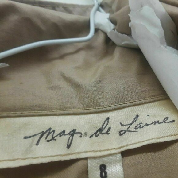 Vintage Cotton military ARMY Jumpsuit PEEKABOO SLIT SLEEVES SLIT PANT Cargo sz 8 - Picture 7 of 16